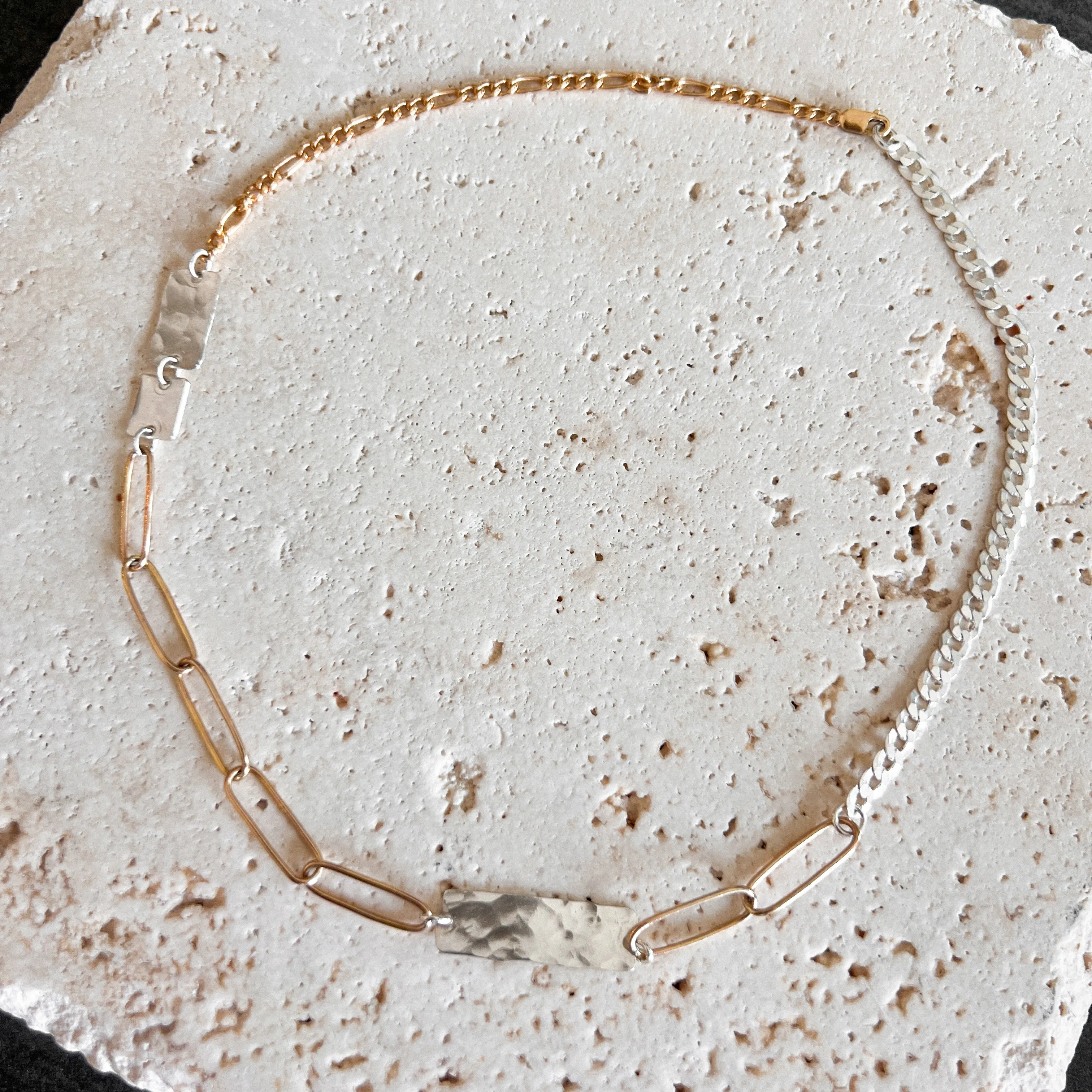 Rework Statement Chain Necklace