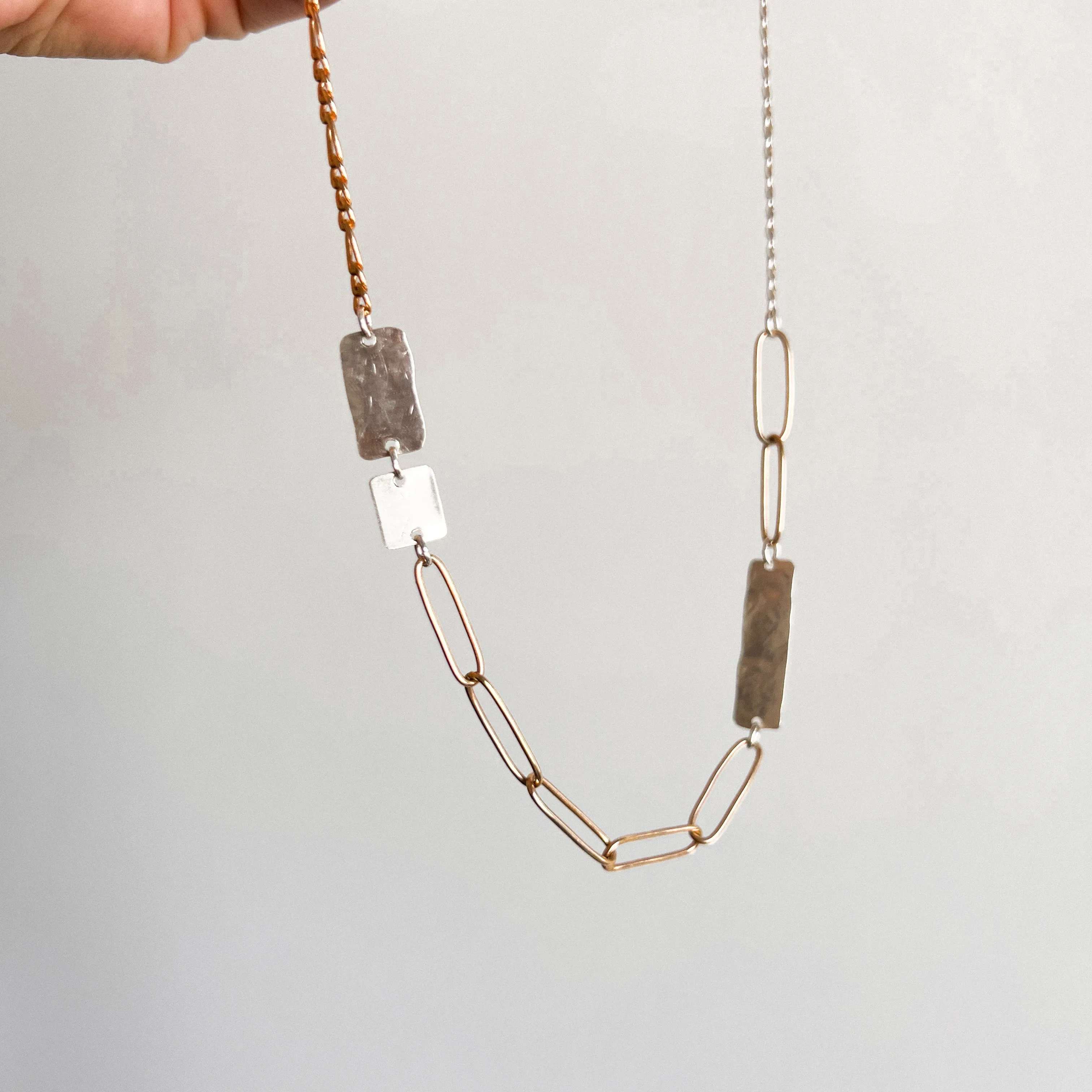 Rework Statement Chain Necklace