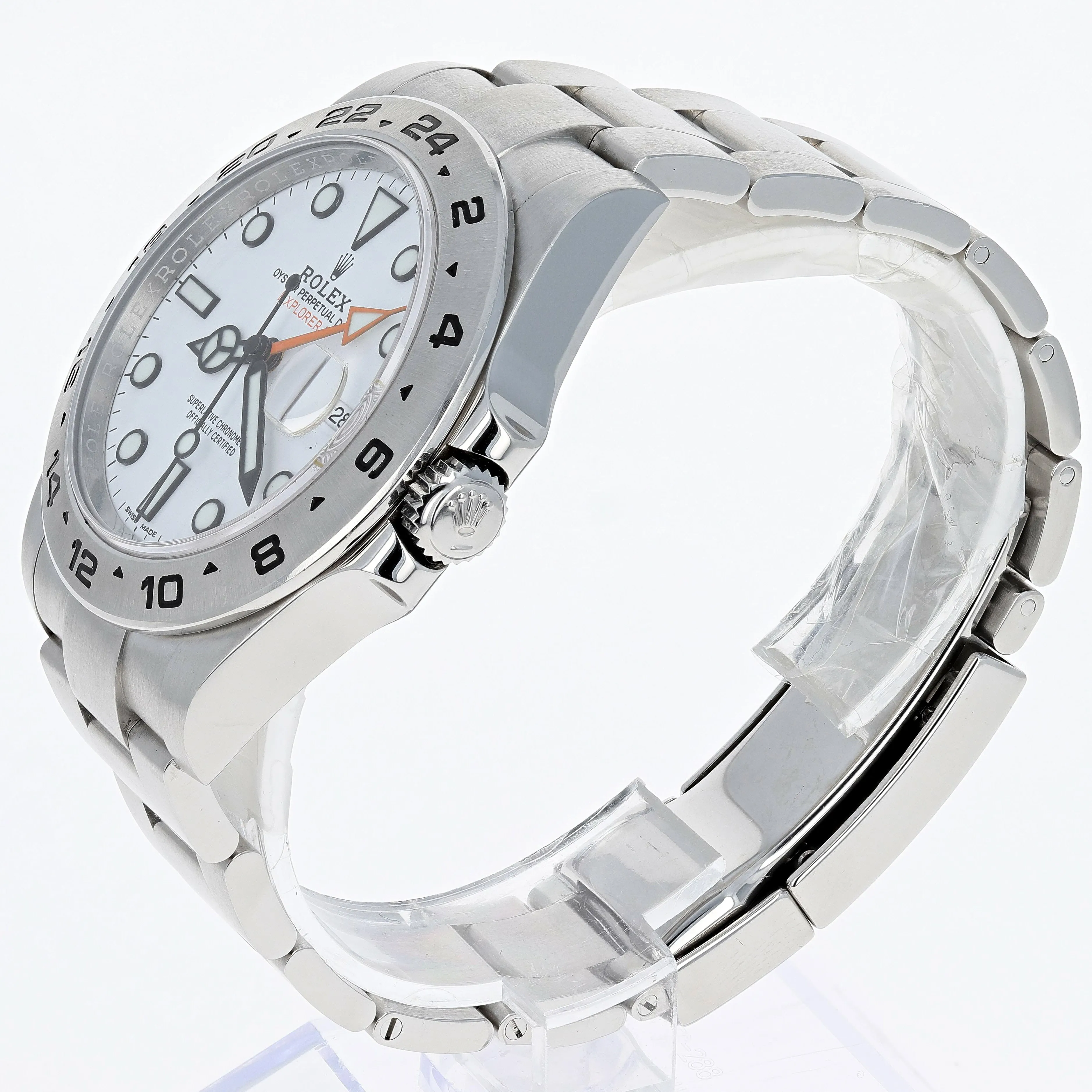 Rolex Explorer II 216570 Box & Papers 2017 White Polar Steel 42 mm