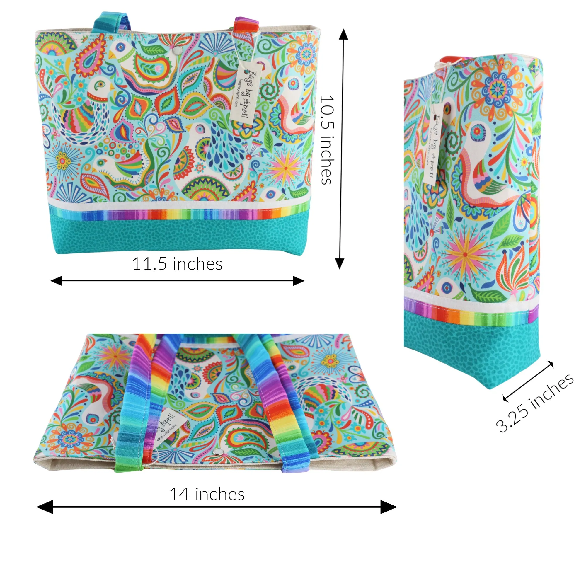 Roosters and Sunflowers Shoulder Bag