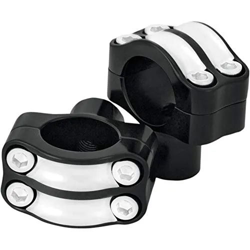 RSD Nostalgia Risers for 1 1/4in. Handlebars - 4-Bolt - Contrast Cut 0208-2051-BM