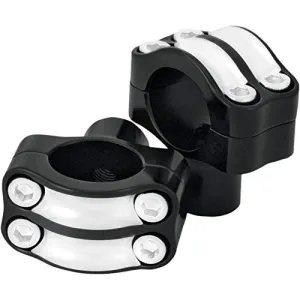 RSD Nostalgia Risers for 1 1/4in. Handlebars - 4-Bolt - Contrast Cut 0208-2051-BM