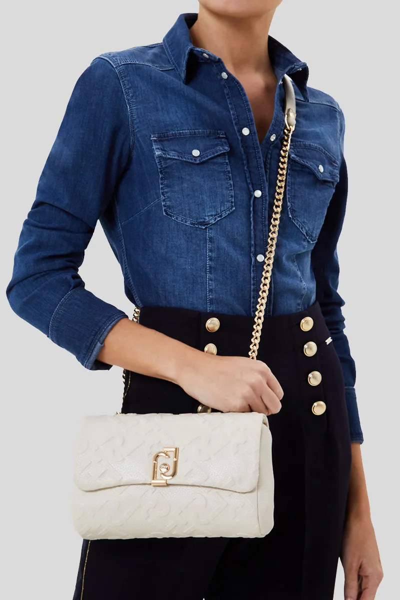S Crossbody Adv Bag - Alabaster Misure: 22 x 7 x 16 cm