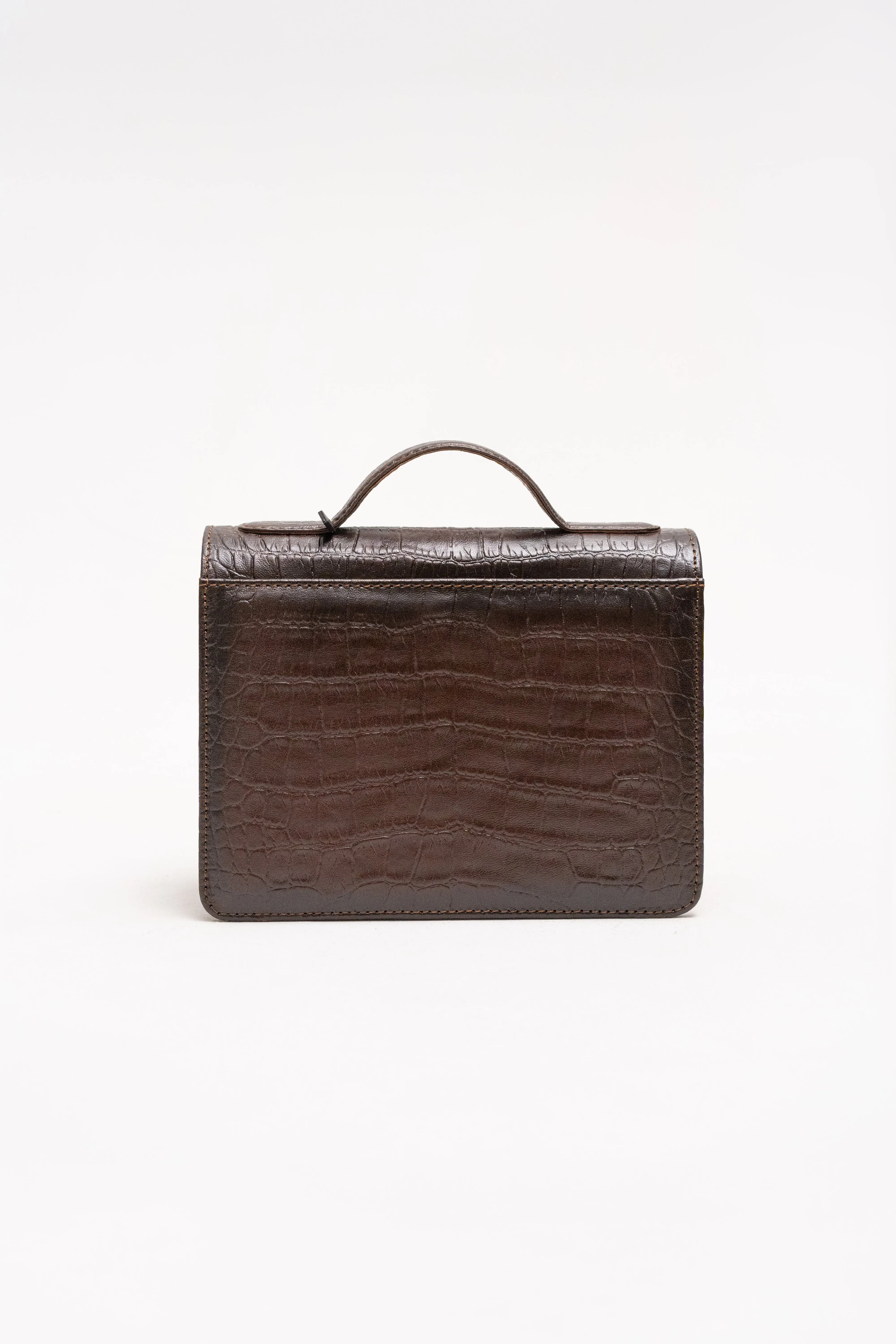 “SADDLE SERENADE” LEATHER BRIEFCASE