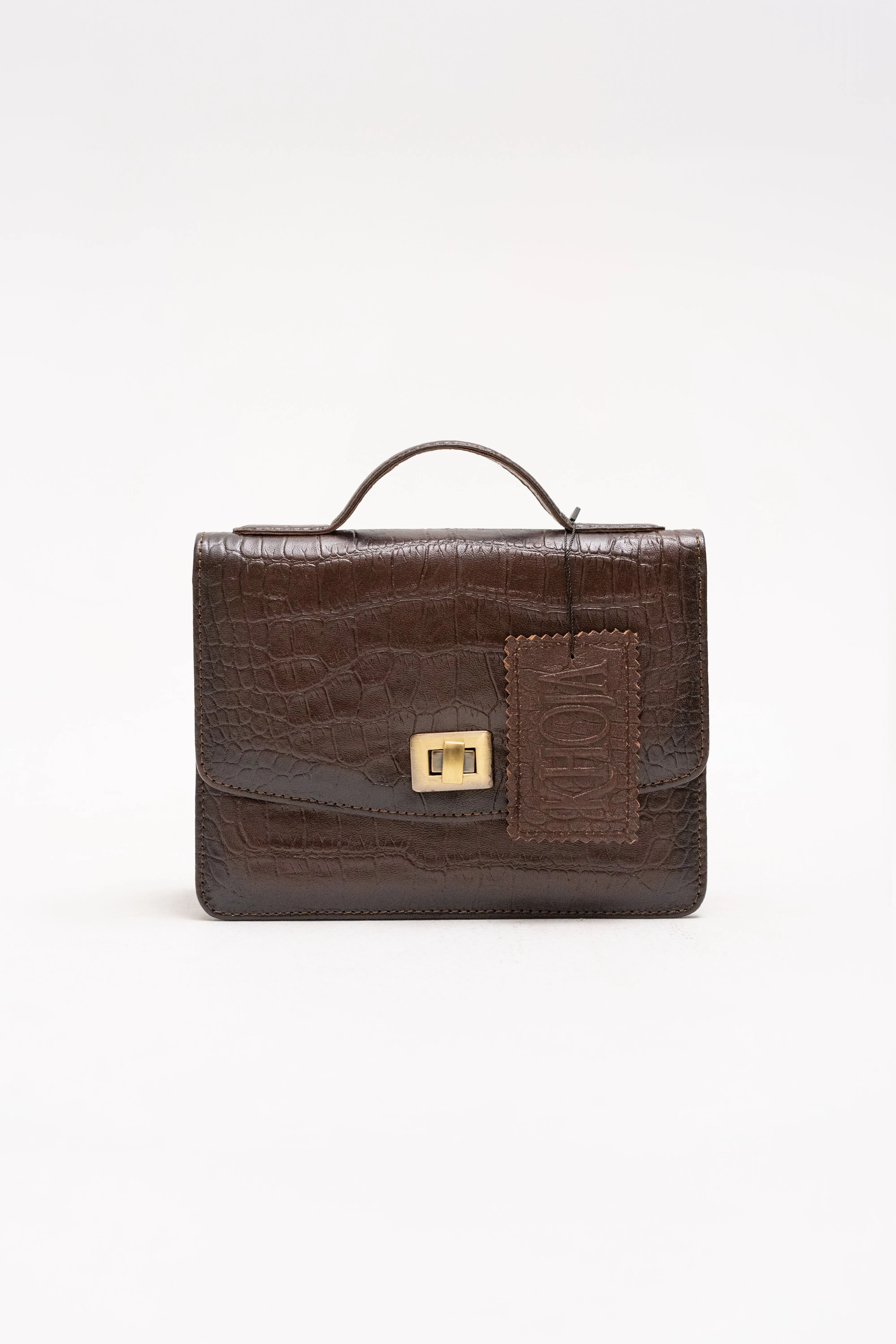 “SADDLE SERENADE” LEATHER BRIEFCASE