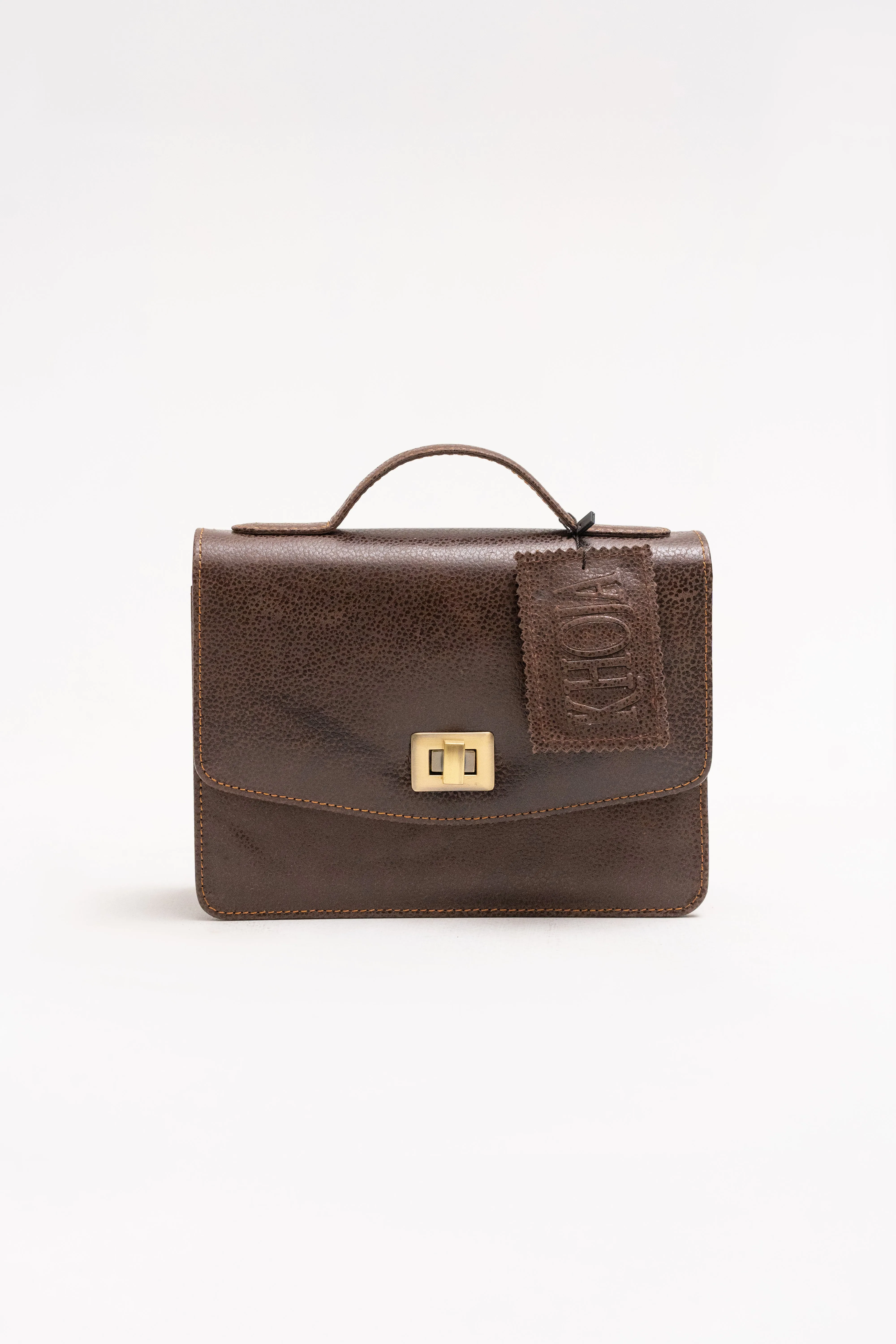 “SADDLE SERENADE” LEATHER BRIEFCASE