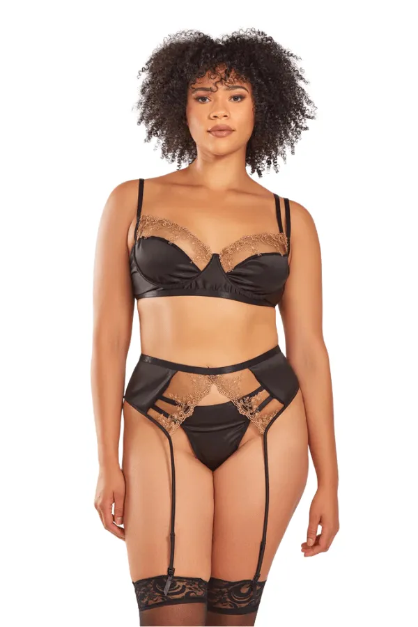 Salma 3 Piece Set - Black