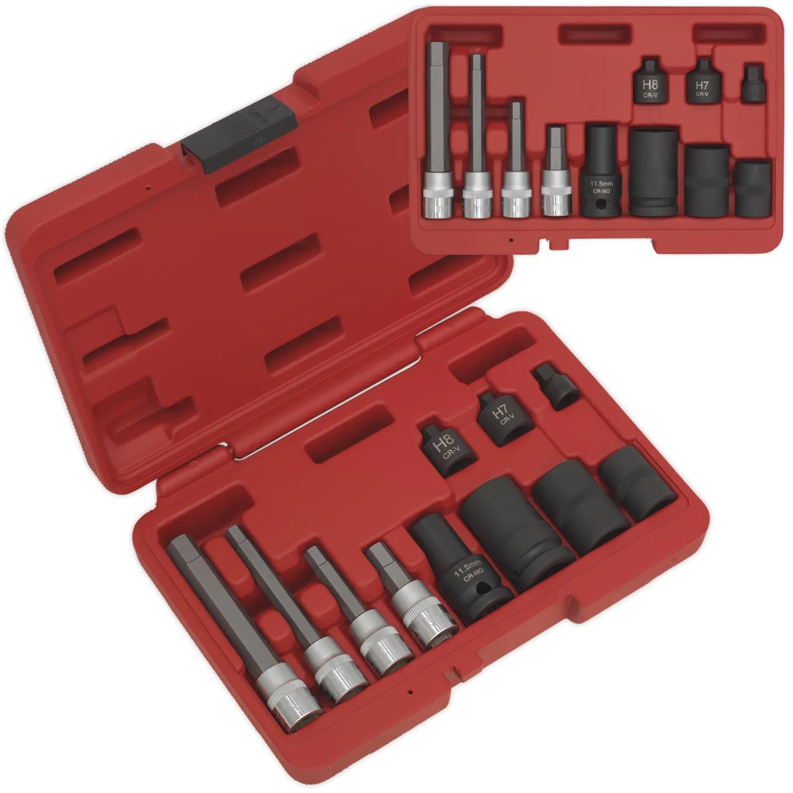 Sealey Brake Caliper Socket Set 11 Piece VAG Ford Mercedes Porsche BMW