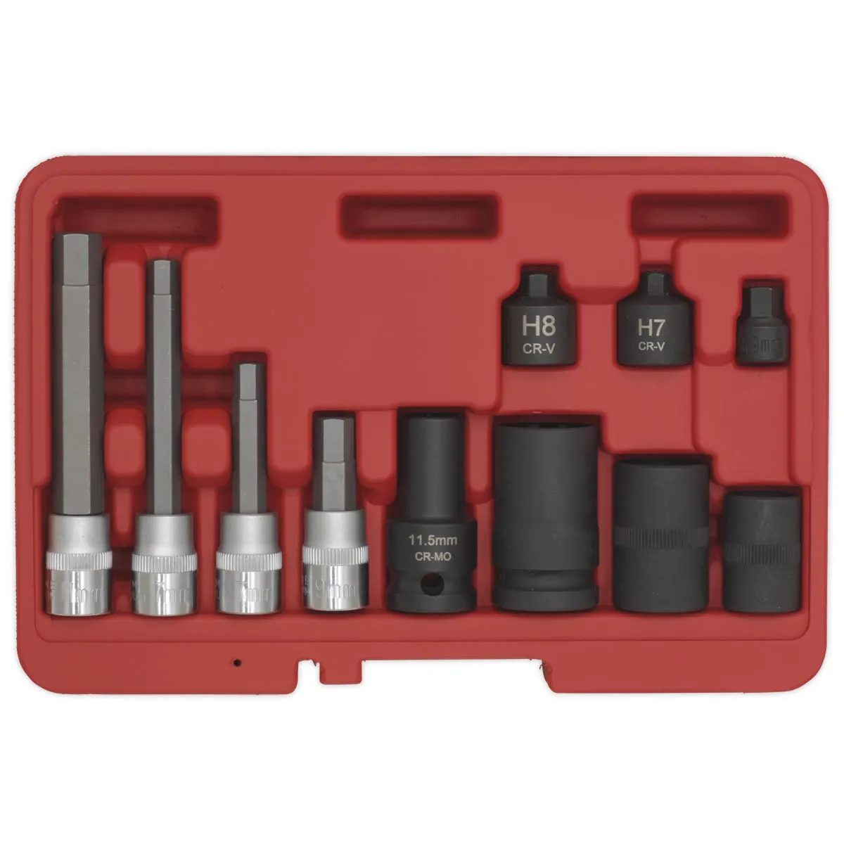Sealey Brake Caliper Socket Set 11 Piece VAG Ford Mercedes Porsche BMW