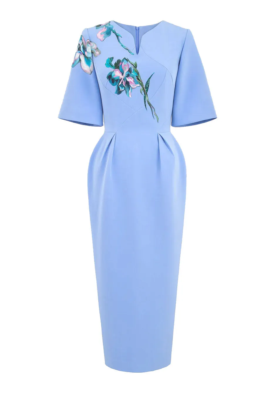 Serenity Blossom - Blue Sky Pegged Dress