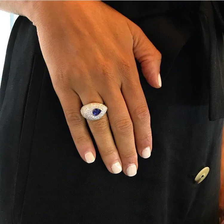 Serpent Sapphire Ring