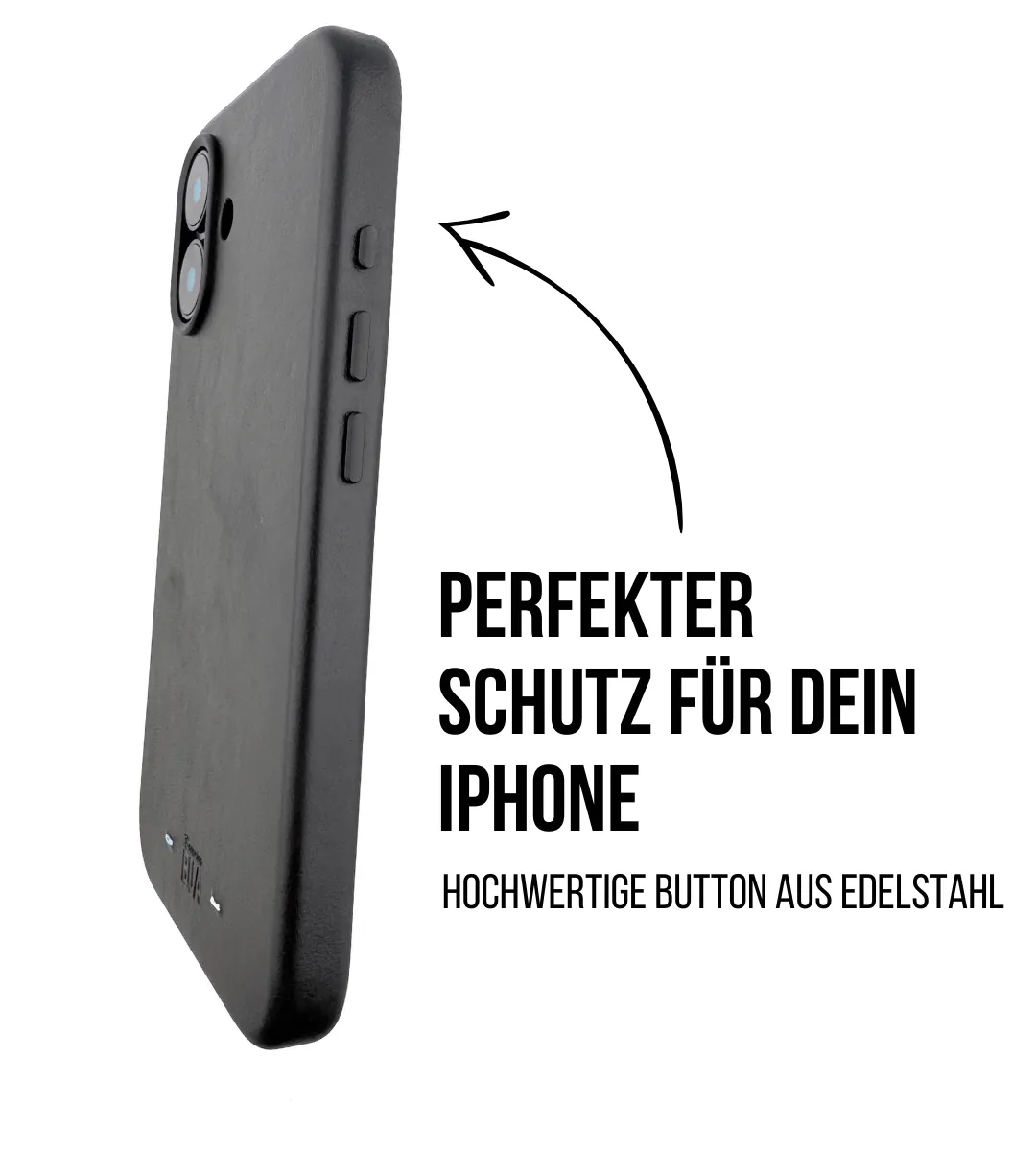 Set Hülle   Wallet | Leder Hülle für dein iPhone   Leder Wallet mit MagSafe Schwarz