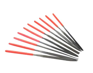 Set of 10 Steel Needle Files
