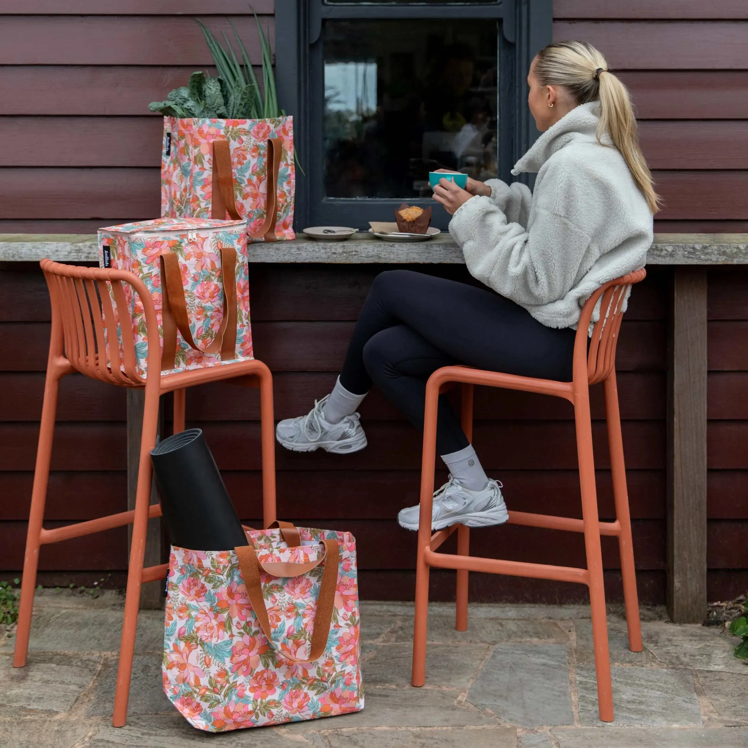 Shopper Tote Whimsical Floral