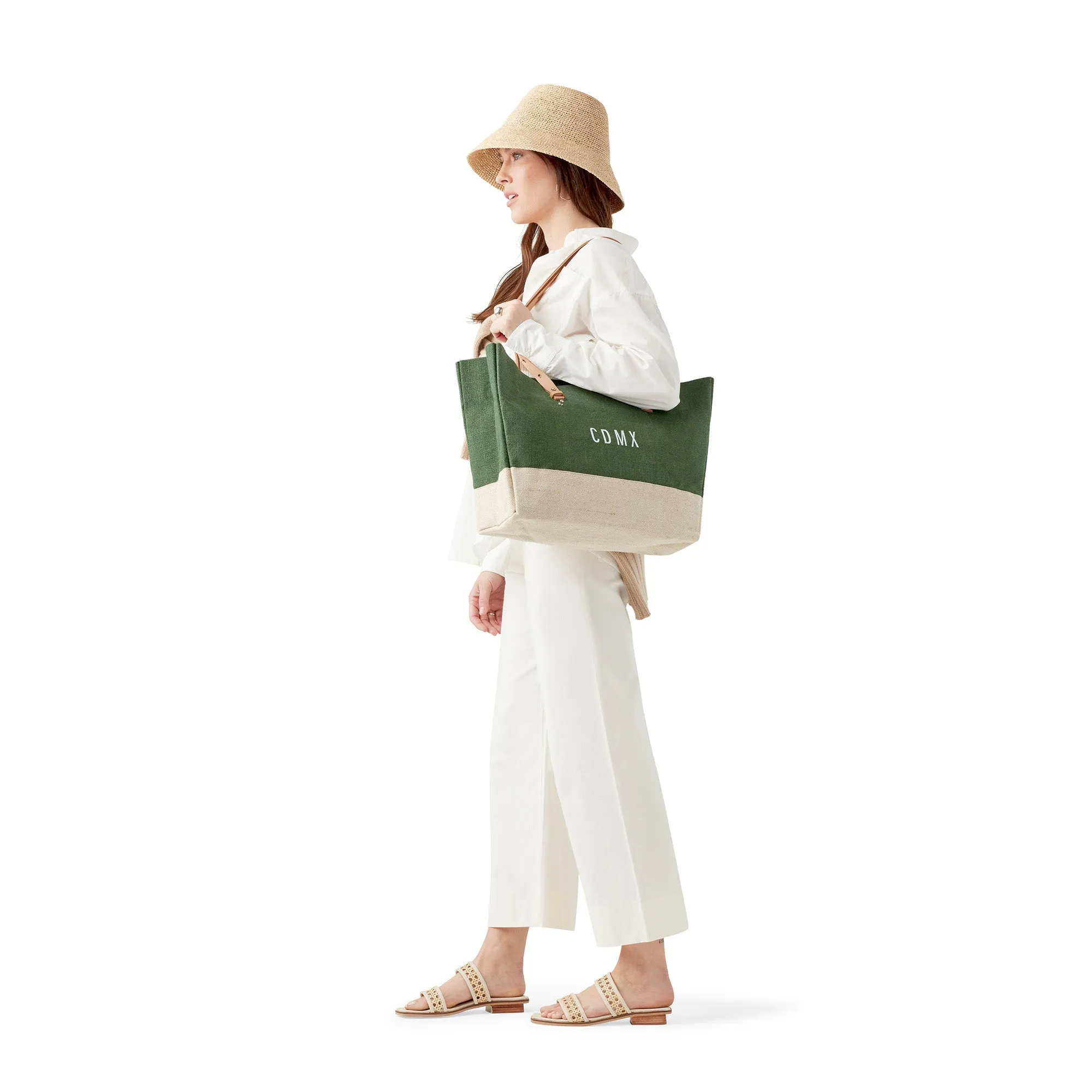 Shoulder Market Bag in Field Green (004GN) | Estimated: May 2025 Delivery
