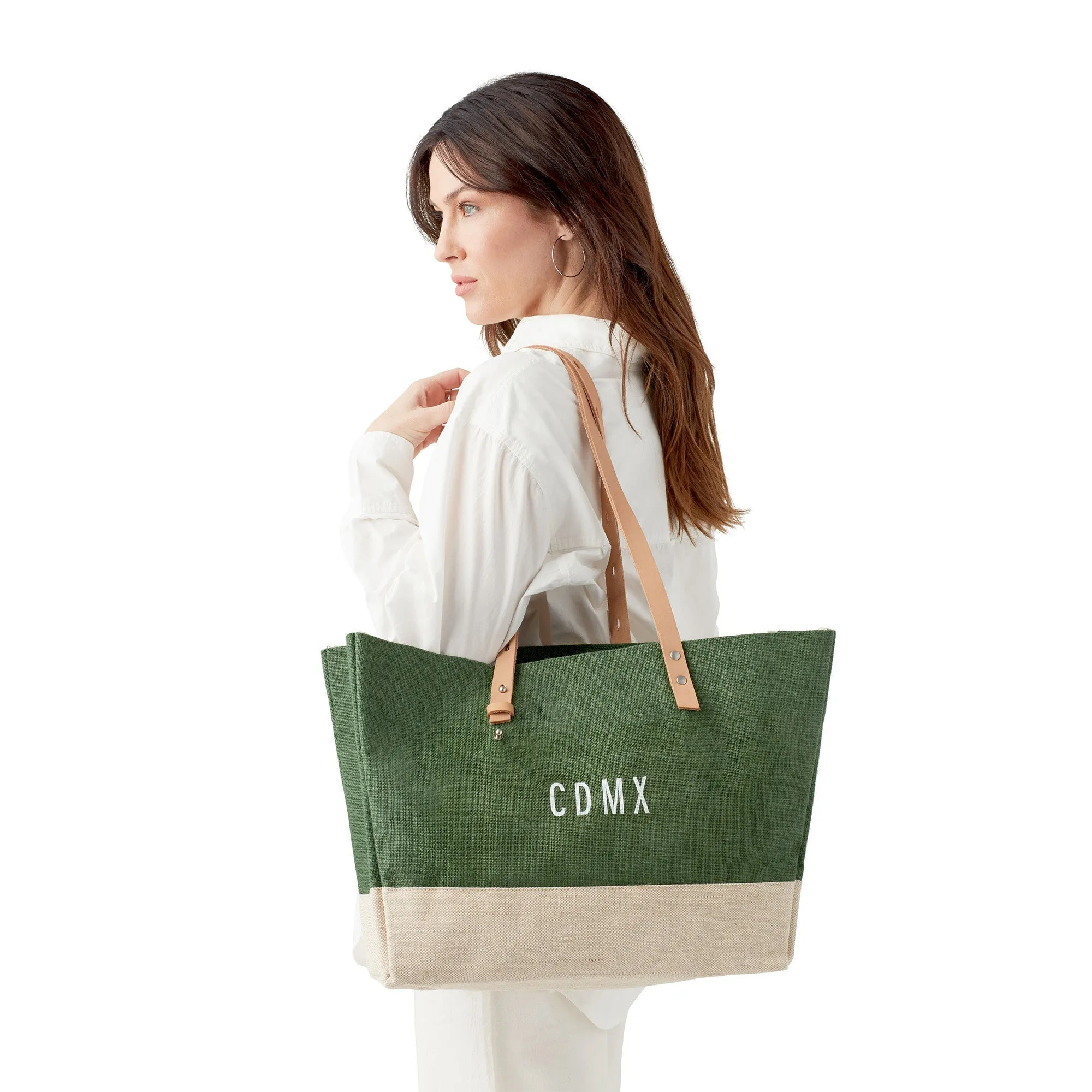 Shoulder Market Bag in Field Green (004GN) | Estimated: May 2025 Delivery