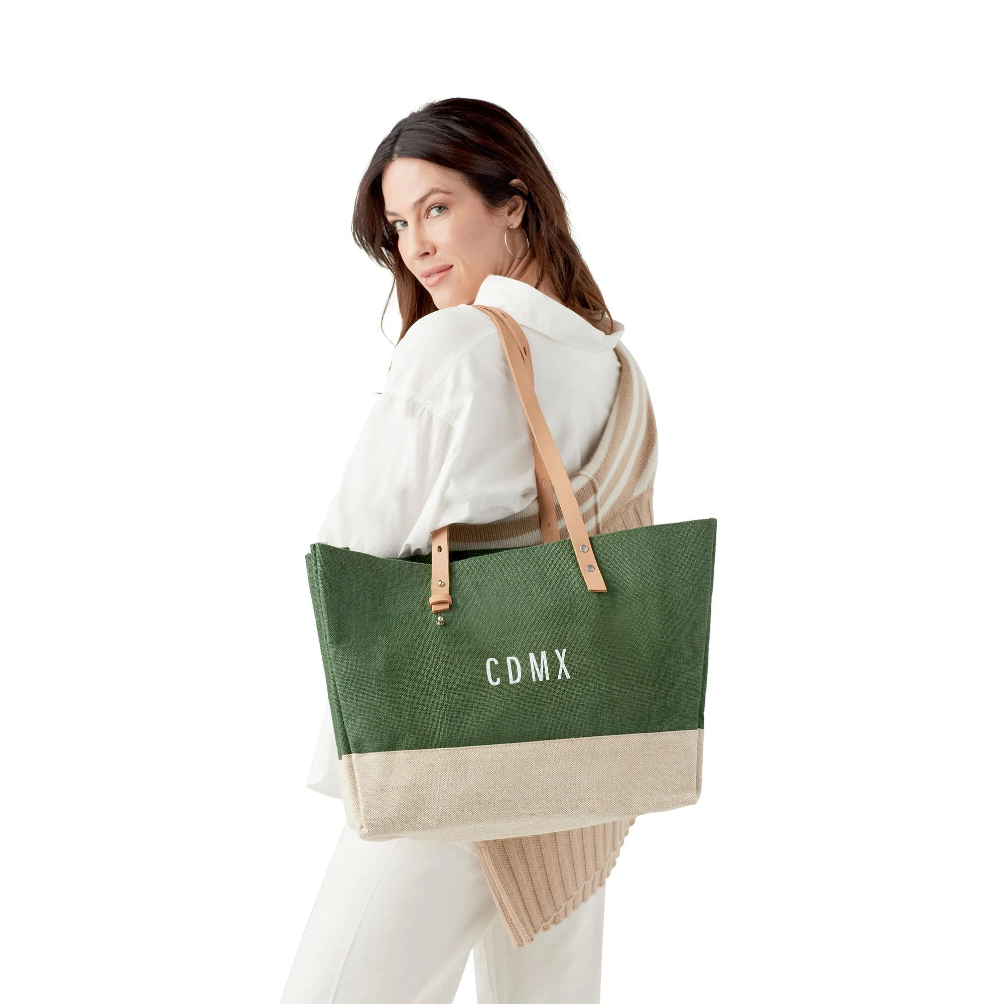 Shoulder Market Bag in Field Green (004GN) | Estimated: May 2025 Delivery