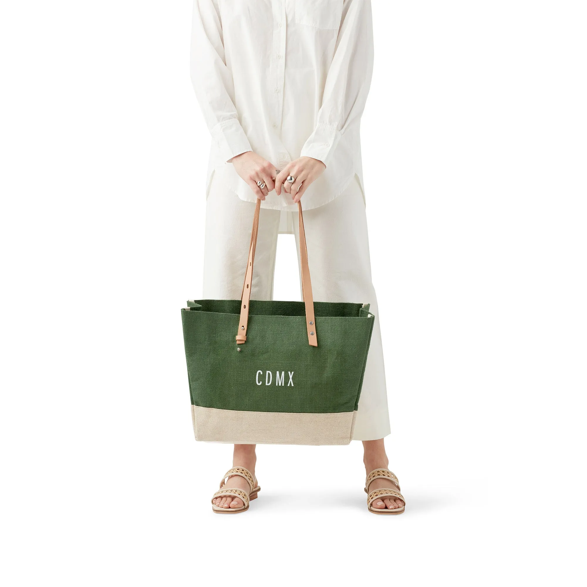 Shoulder Market Bag in Field Green (004GN) | Estimated: May 2025 Delivery