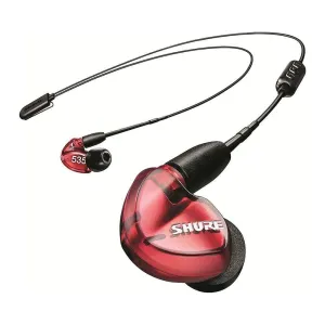 SHURE SE535 Red/Bronze Limited Edition Earphone With High-Resolution Bluetooth Communication Cable RMCE-BT1
