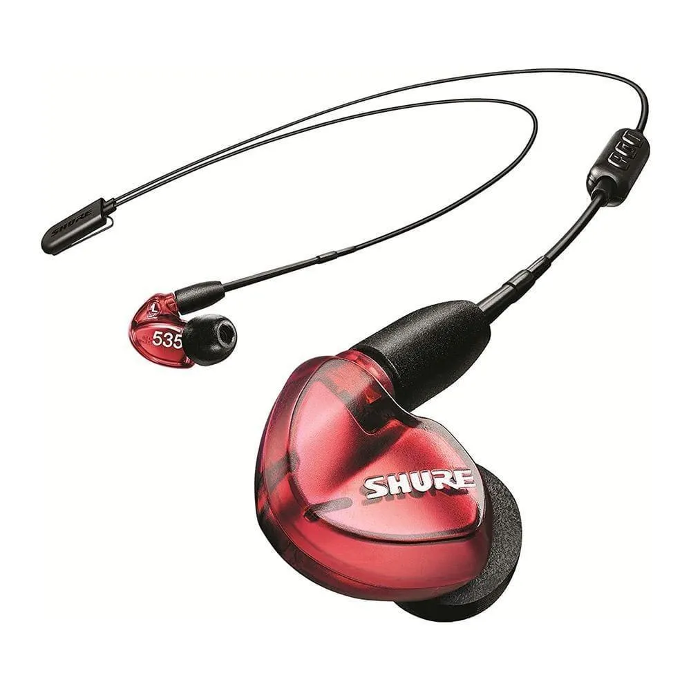SHURE SE535 Red/Bronze Limited Edition Earphone With High-Resolution Bluetooth Communication Cable RMCE-BT1