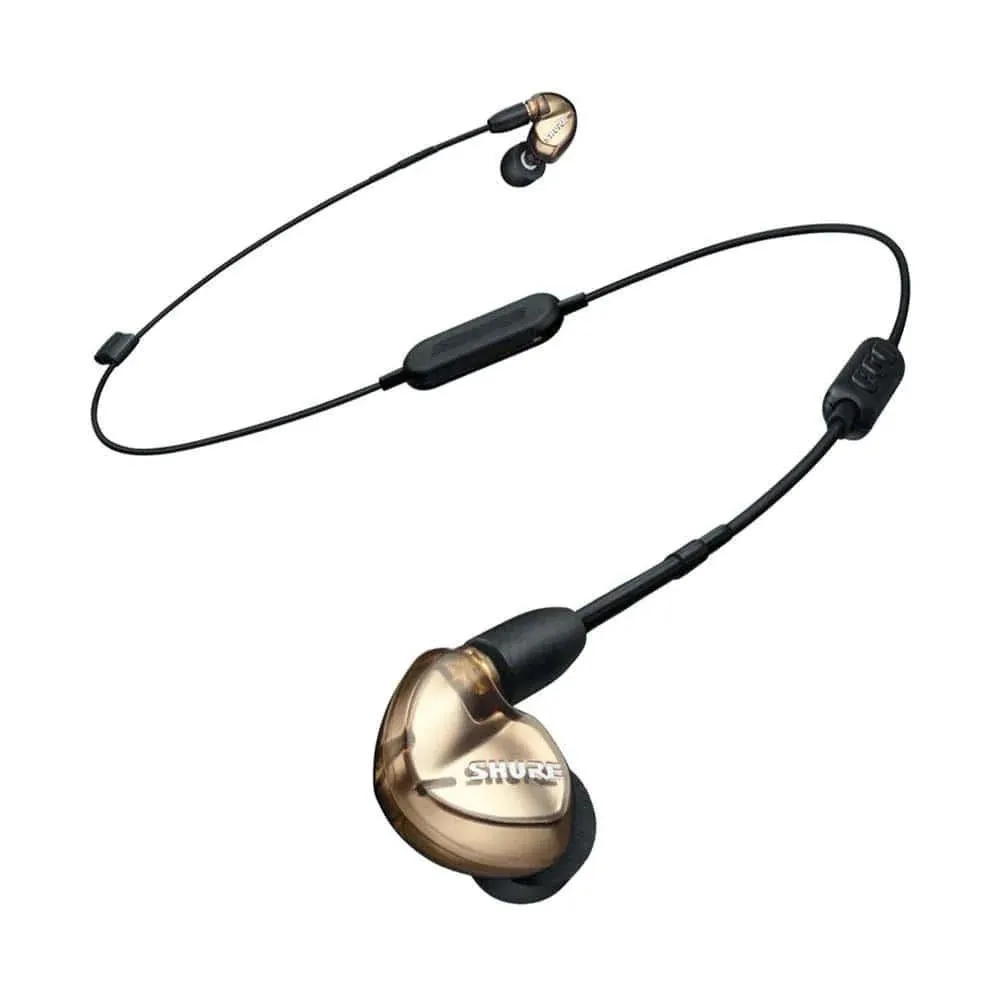 SHURE SE535 Red/Bronze Limited Edition Earphone With High-Resolution Bluetooth Communication Cable RMCE-BT1