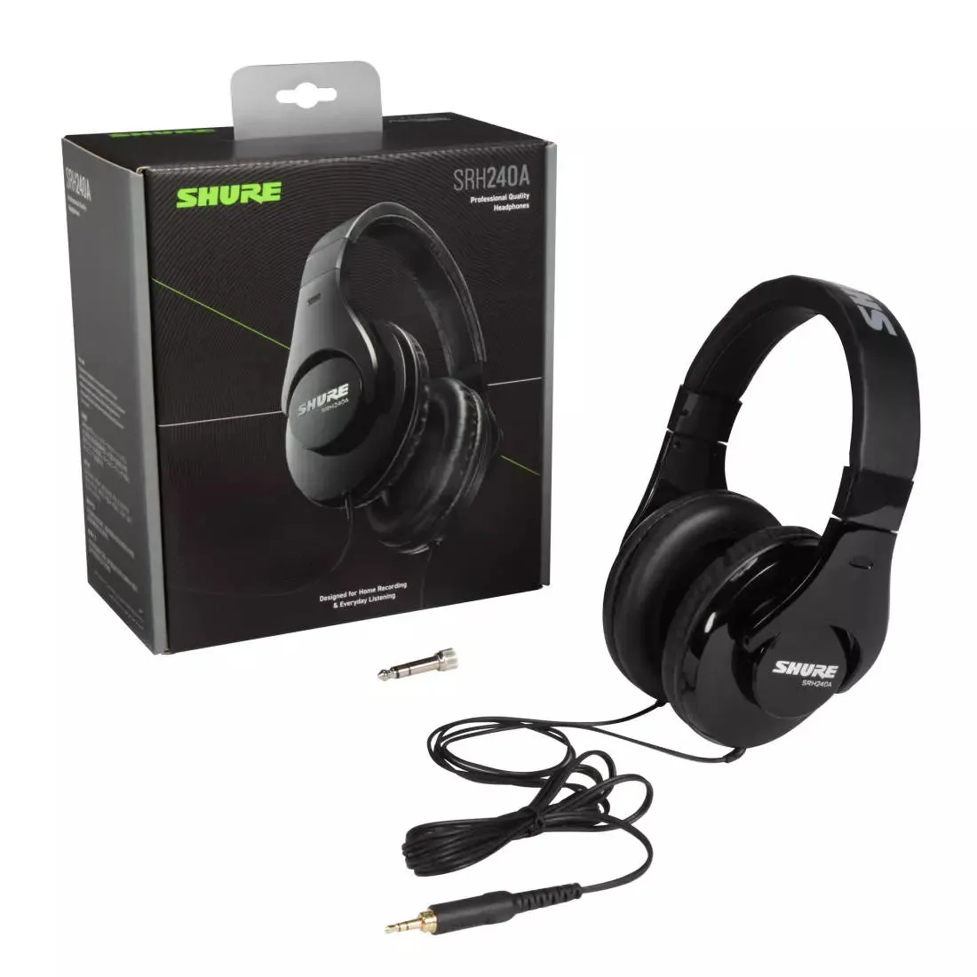 Shure SRH240A Closed-Back Professional Headphones