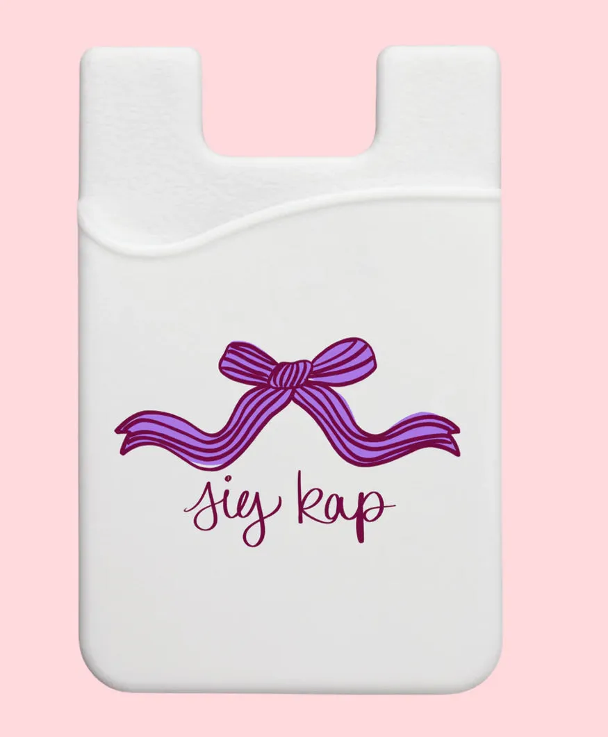 Sigma Kappa Bow Phone Wallet