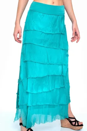 Silk Layered Skirt