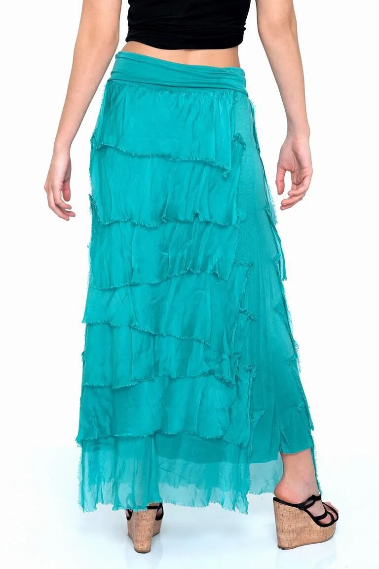 Silk Layered Skirt