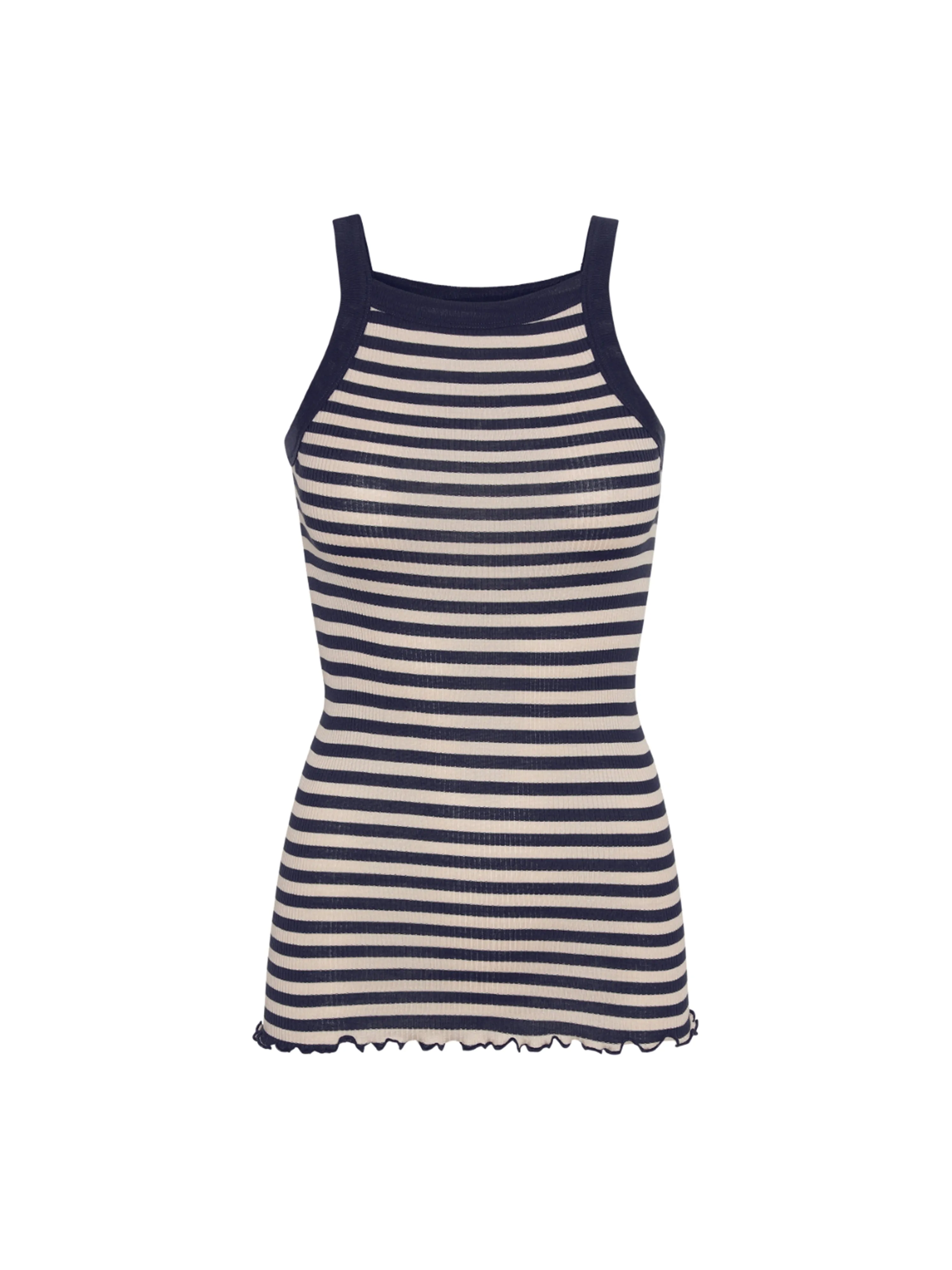 Silky Daze | Silk - Navy/Beige