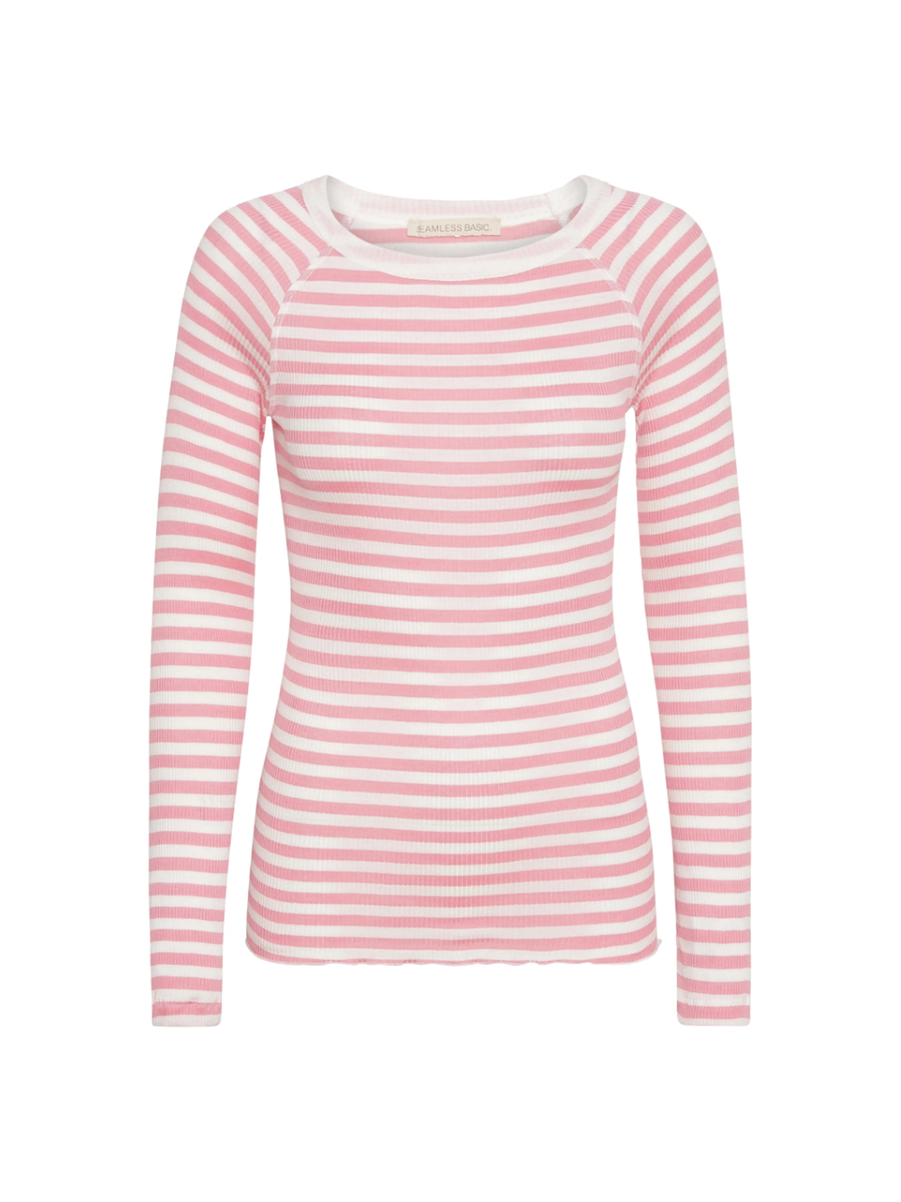 Silky Jade | Silk - Pink/Off-White