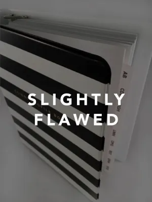 Slightly Flawed Book (Classic Striped)
