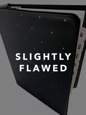 Slightly Flawed Book (Gold Polka Dot)