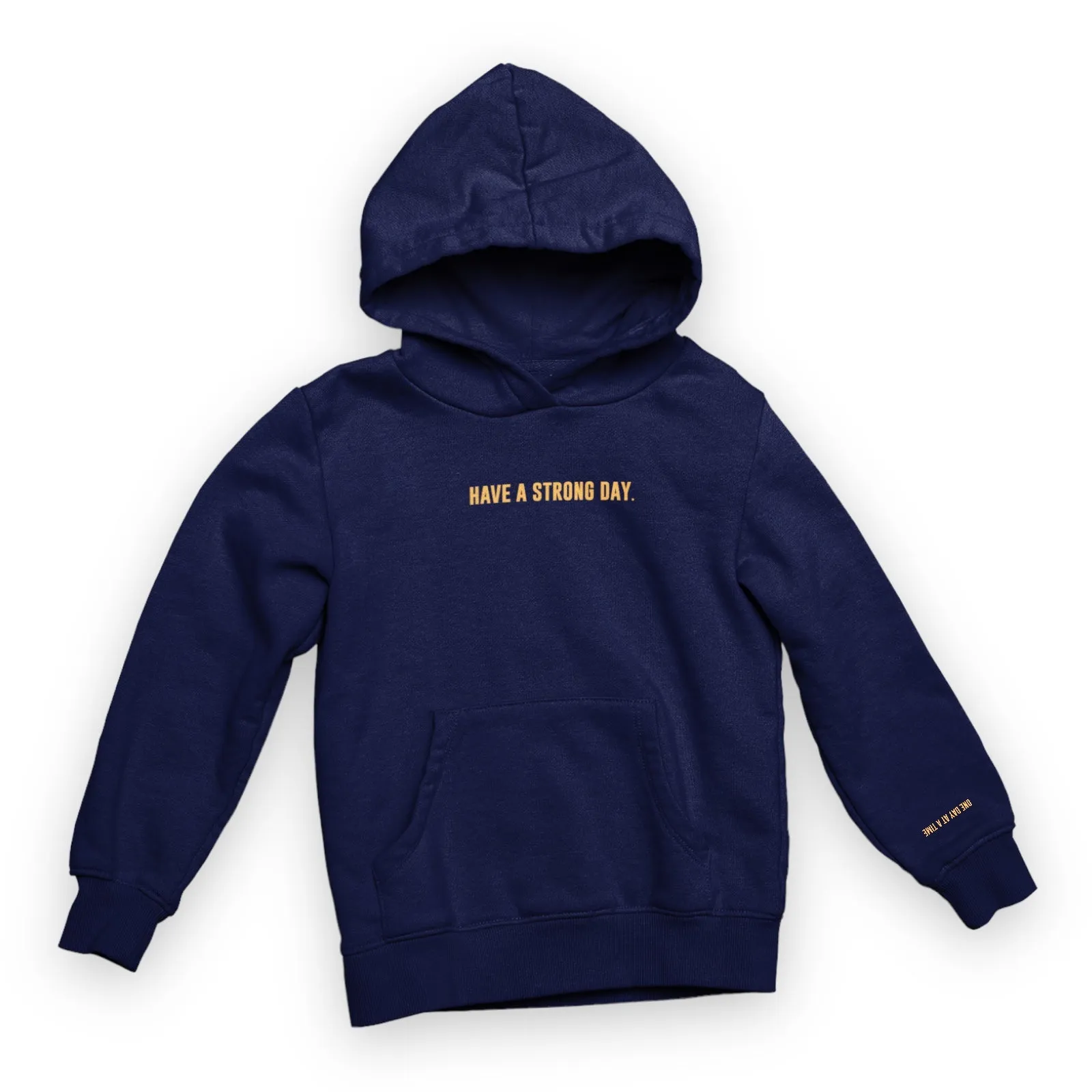 Slogan Statement Hoodie - Navy
