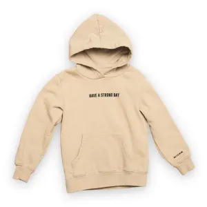 Slogan Statement Hoodie - Sand