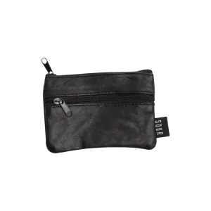 Sour Black Leather Wallet