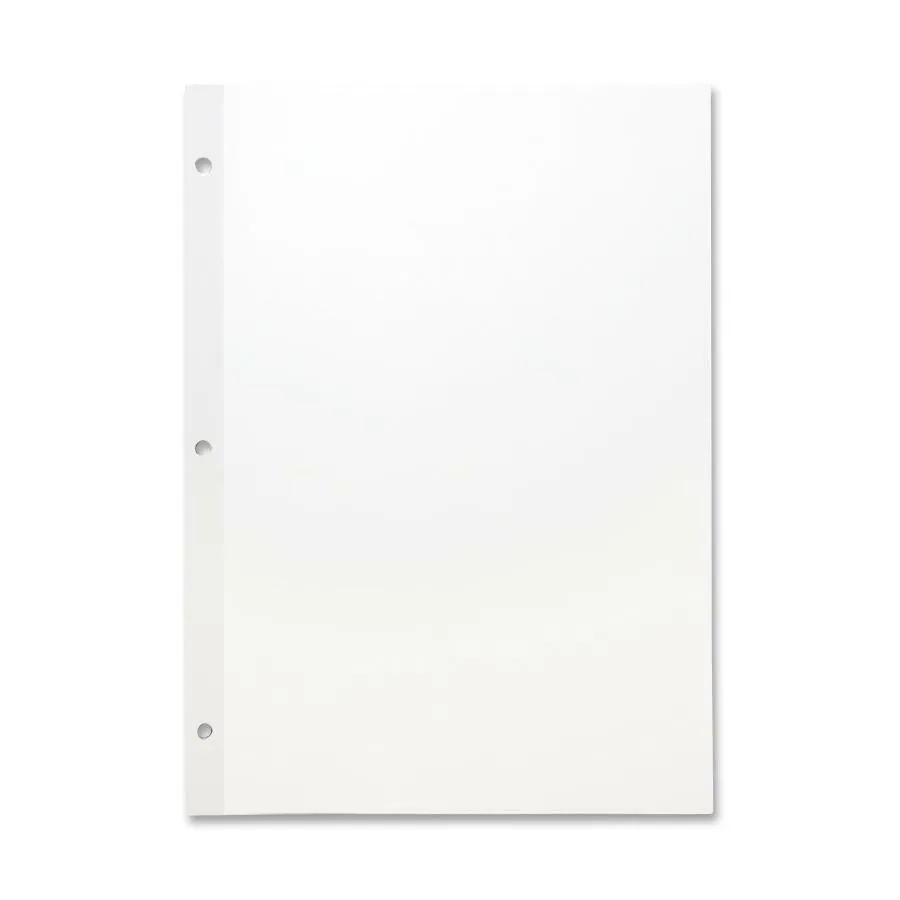 Sparco Mylar - reinforced Edge Unruled Filler Paper - Letter