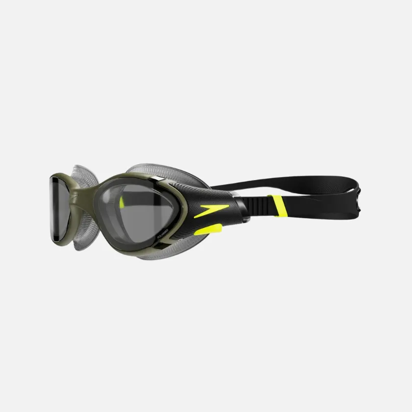 Speedo Biofuse 2.0 Polarised Adult Goggles -Dark Green/Yellow