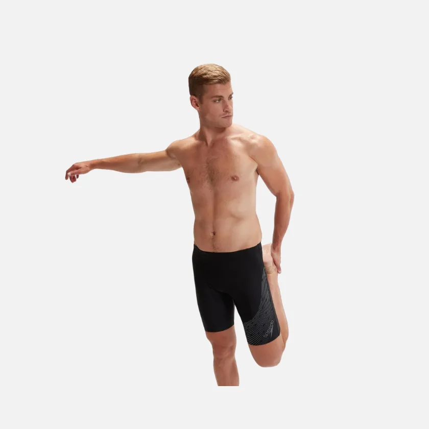 Speedo Medley Logo Men's Jammer -Black/Charcoal
