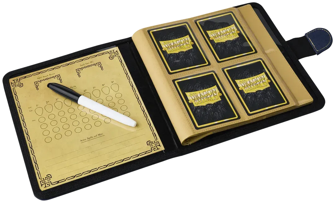 Spell Codex Portfolio - Midnight Blue