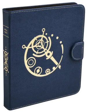 Spell Codex Portfolio - Midnight Blue