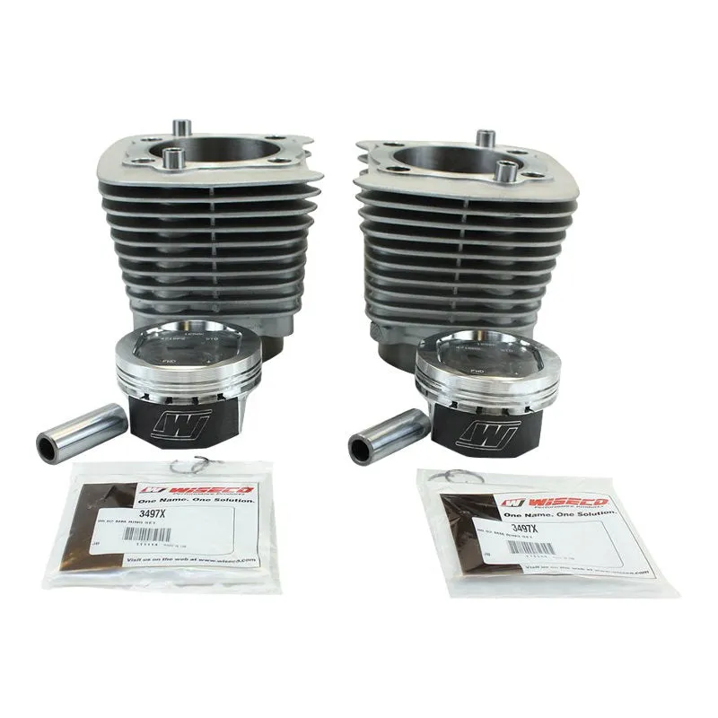 Sportster 883 to 1200cc Complete Big Bore Kit 86-03 Silver