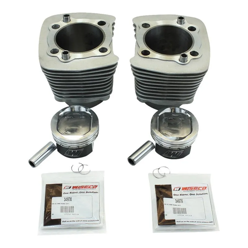 Sportster 883 to 1200cc Complete Big Bore Kit 86-03 Silver
