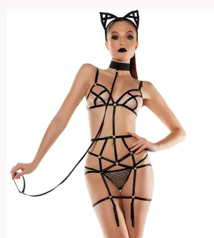 Starline Strapped Leash Bodysuit SL5004