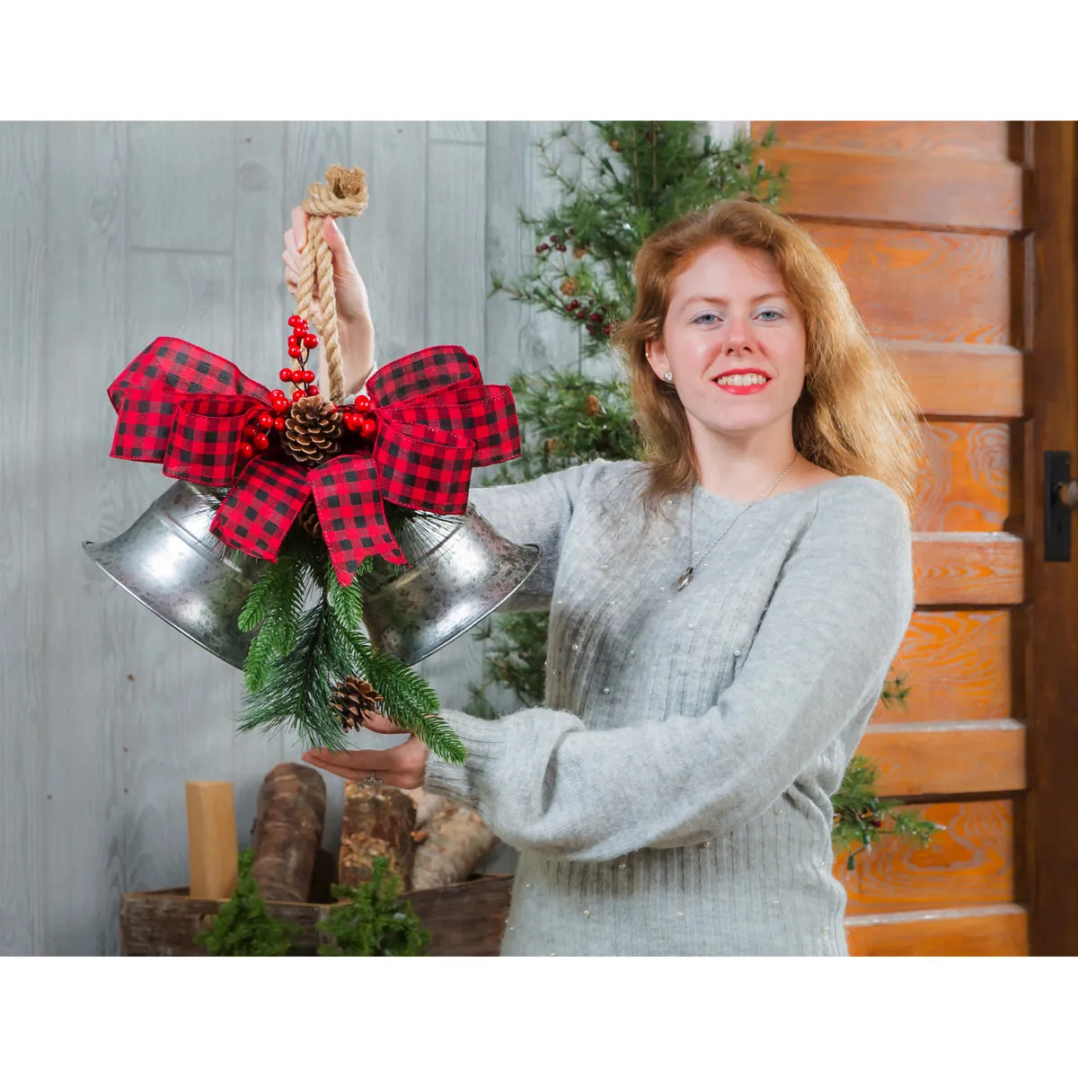 Statement Galvanized Metal Bells