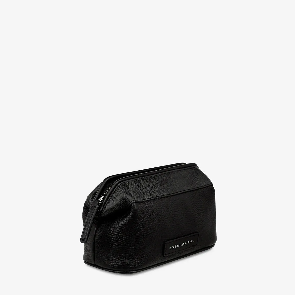 Status Anxiety Toiletries Bag - Thinking of A Place - Black
