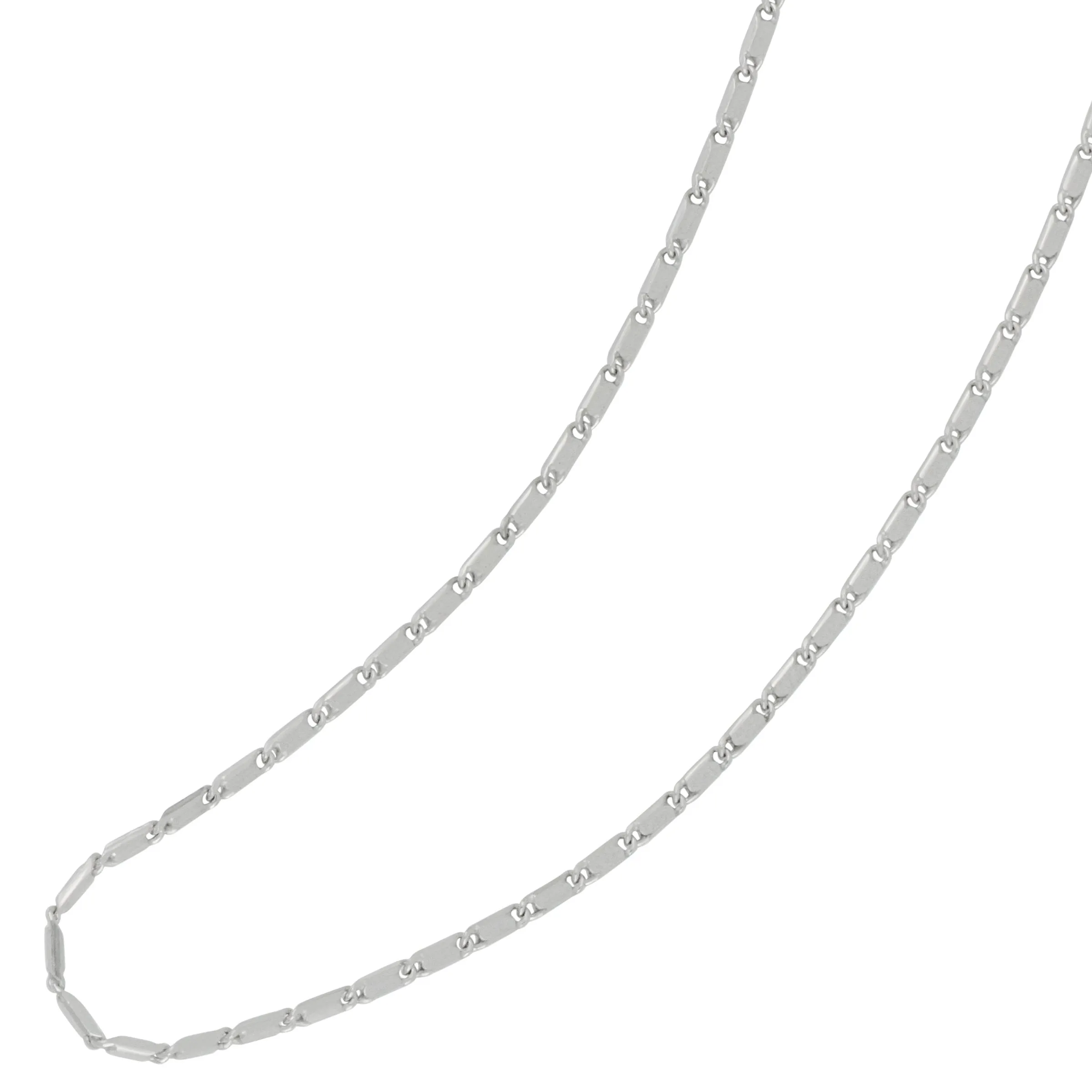 Sterling Silver 1.5mm Lumachina Link Chain 18"