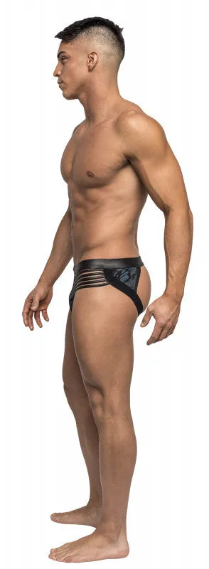 Strapped & Bound - Jock - Small/ Medium - Blue/  Black