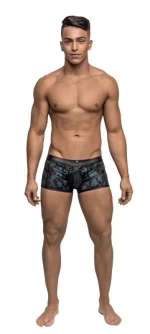 Strapped & Bound - Short - Medium - Black/ Blue