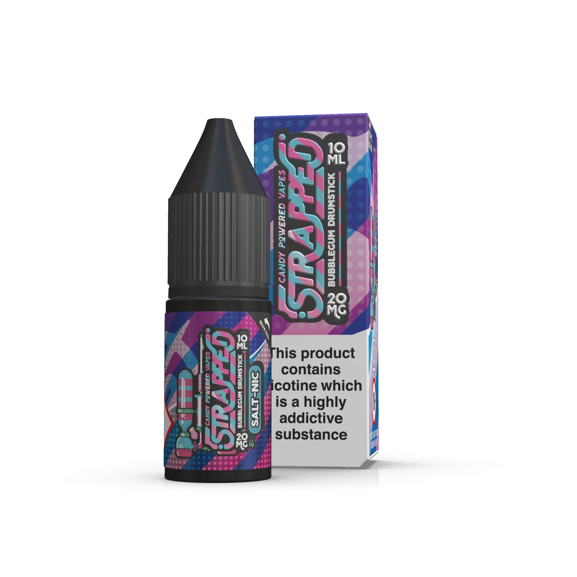 Strapped - Bubblegum Drumstick Nic Salt 10ml